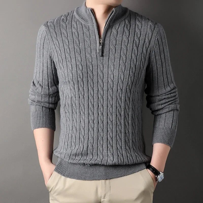 Sweter Montgomery Przytulny z Wełny