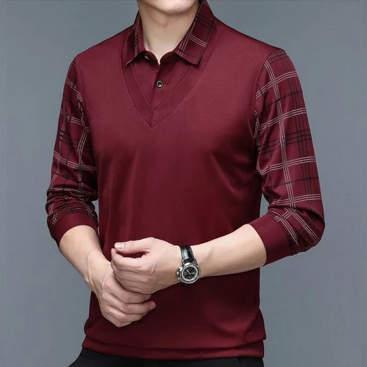 Polo Montgomery Lange Mouw