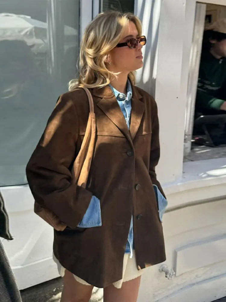 EMMA | Modna Kurtka Lapezak z Kieszeniami