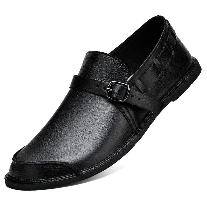 Lorenzo Vitale Buty na klamrę ze skóry