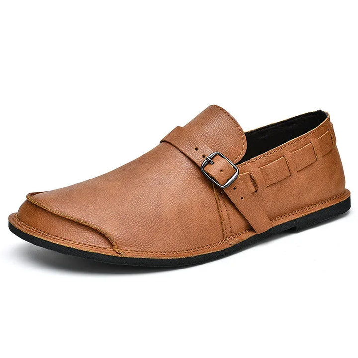 Lorenzo Vitale Buty na klamrę ze skóry