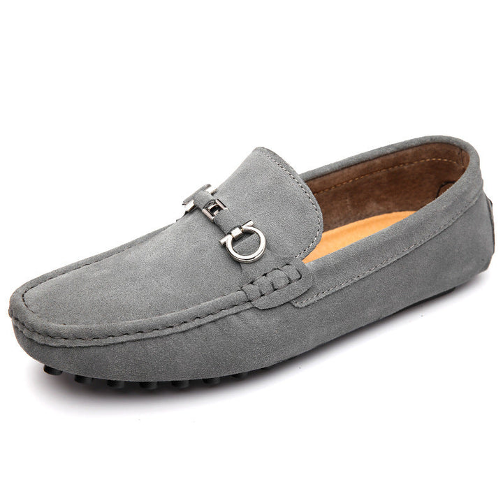 Loafersy St Tropez ze skóry zamszowej