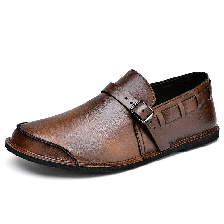 Lorenzo Vitale Buty na klamrę ze skóry
