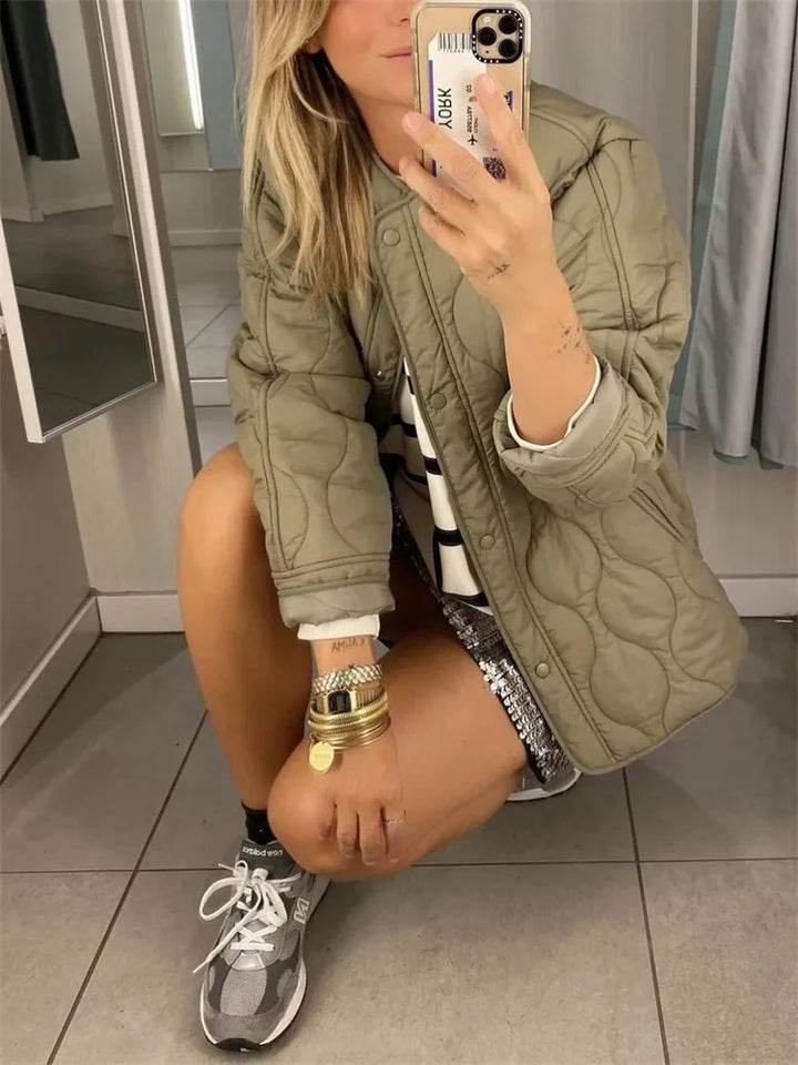 CAROLA | Luźna zimowa kurtka damska na co dzień