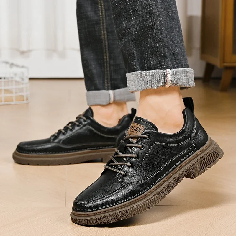 Sneakersy Garret Skórzany