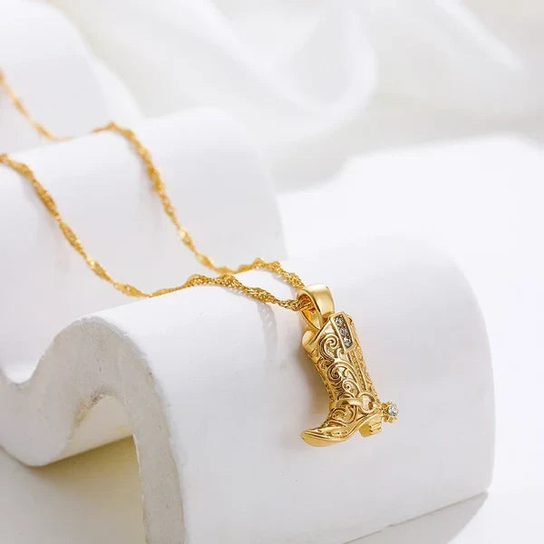 Klejnotowa Country Boot Ketting