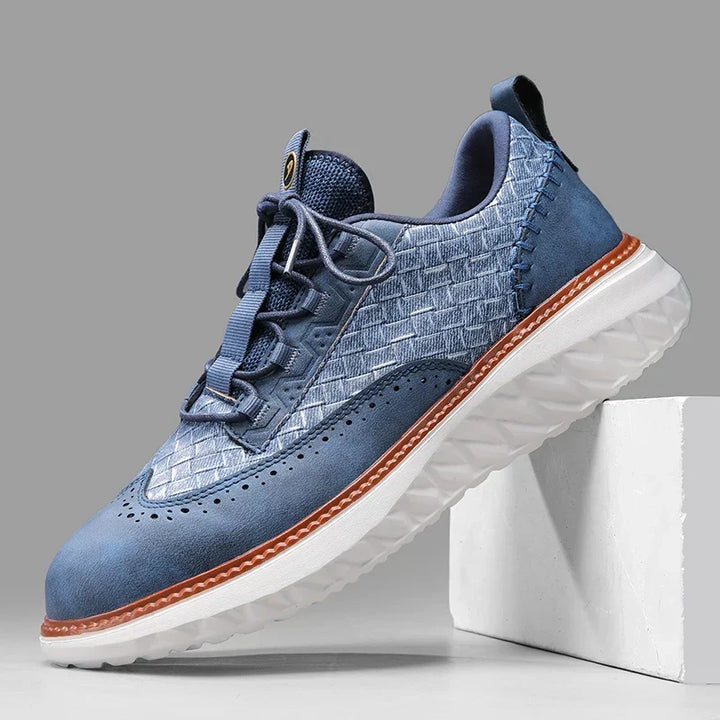 Lancaster Z ozdobnym noskiem Skórzane Sneakersy