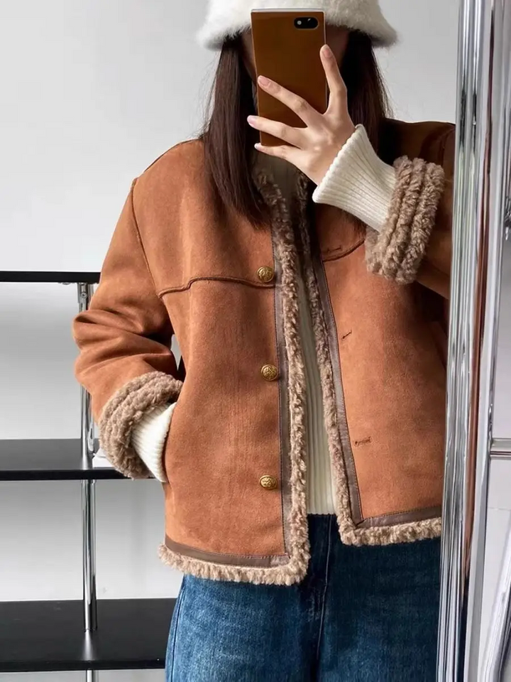 Aspen – Stylowa kurtka zamszowa w stylu retro