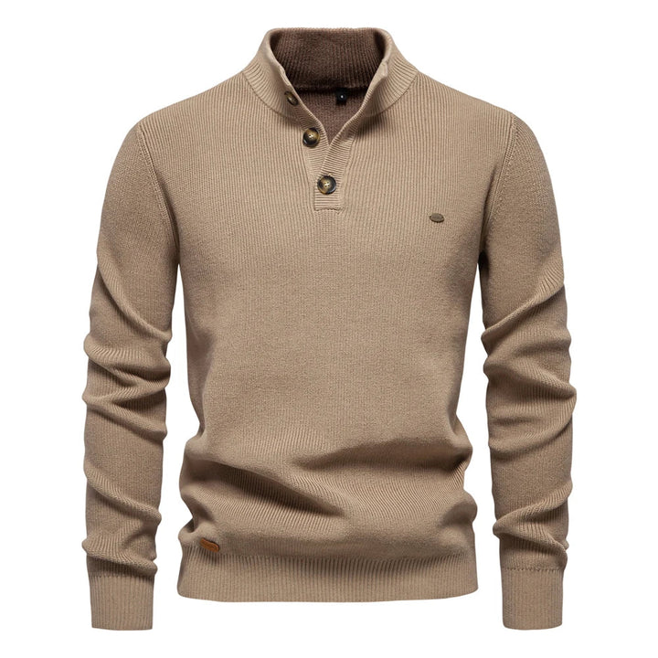 Sweter Męski z Guzikami
