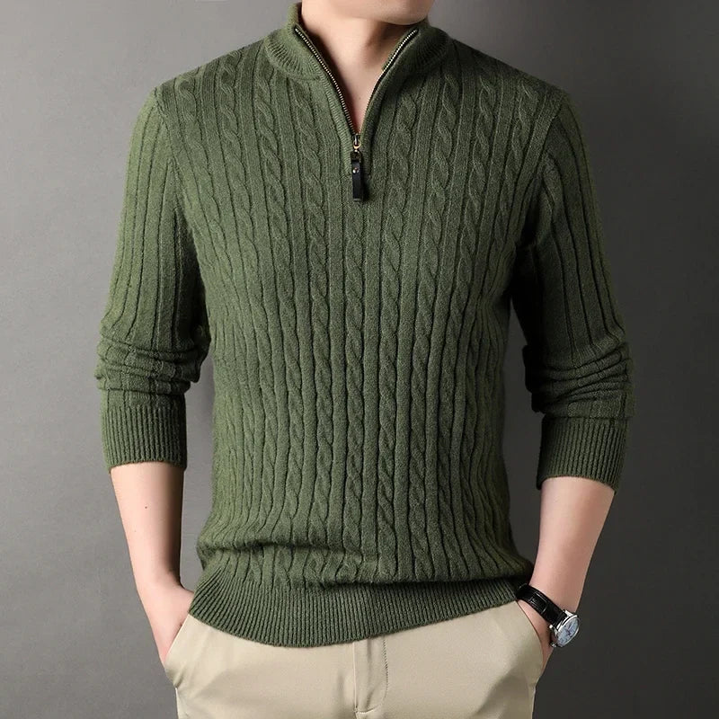 Sweter Montgomery Przytulny z Wełny
