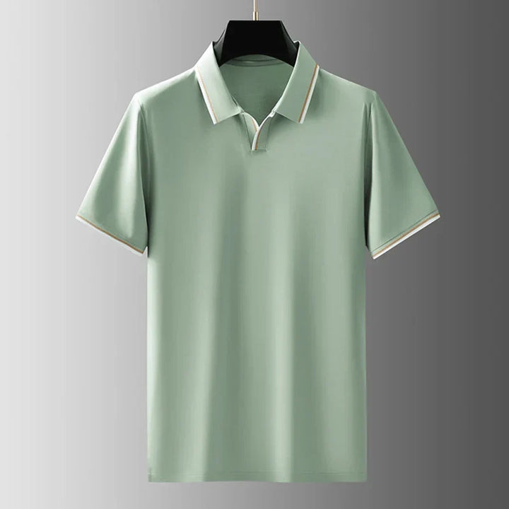 Koszula polo Vincenzo Prestige z jedwabiu
