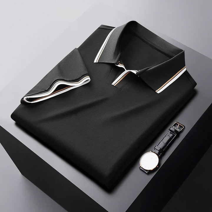 Koszula polo Vincenzo Prestige z jedwabiu