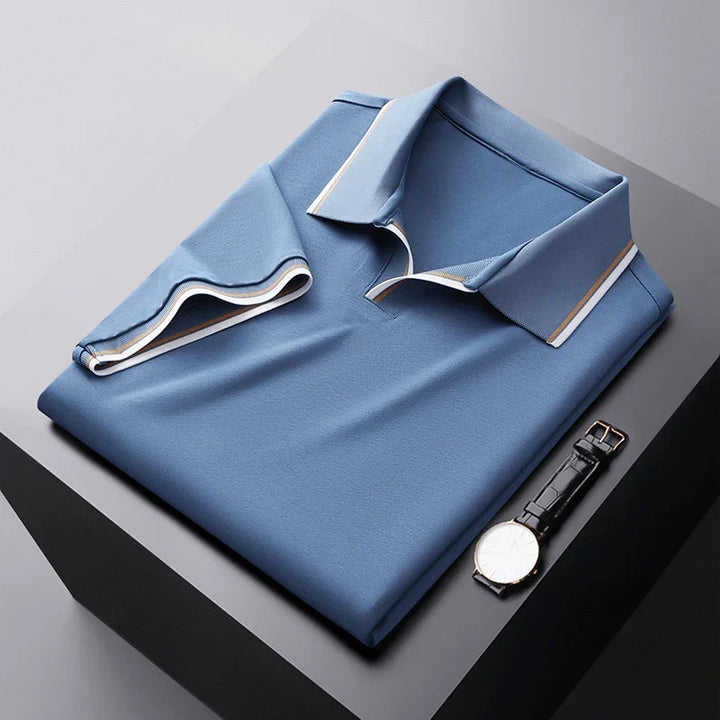 Koszula polo Vincenzo Prestige z jedwabiu
