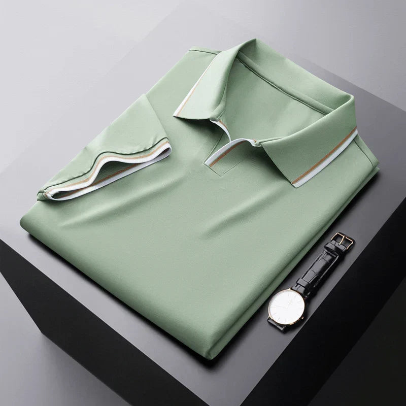Koszula polo Vincenzo Prestige z jedwabiu