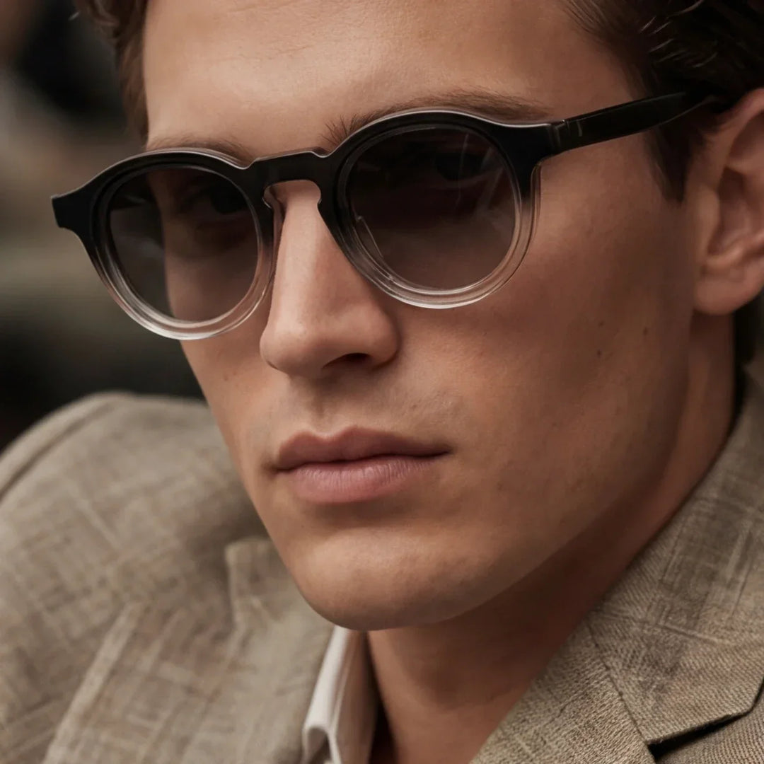 Milano Retro Okrągłe Okulary Przeciwsłoneczne