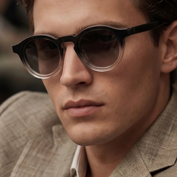 Milano Retro Okrągłe Okulary Przeciwsłoneczne