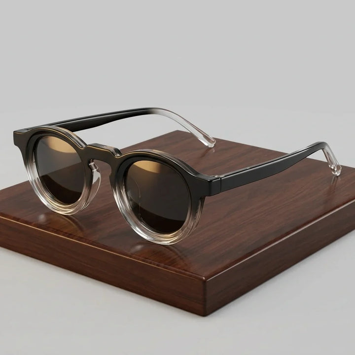 Milano Retro Okrągłe Okulary Przeciwsłoneczne
