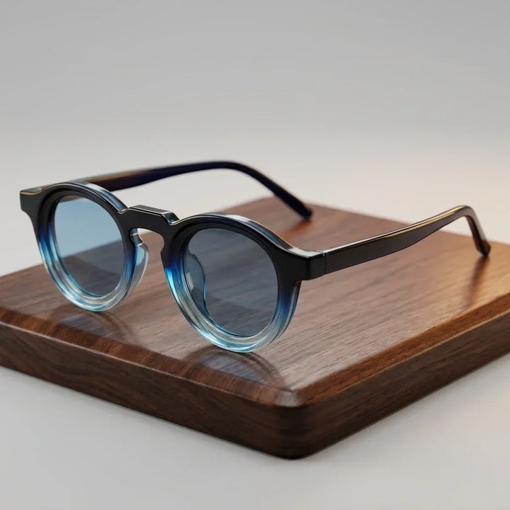Milano Retro Okrągłe Okulary Przeciwsłoneczne