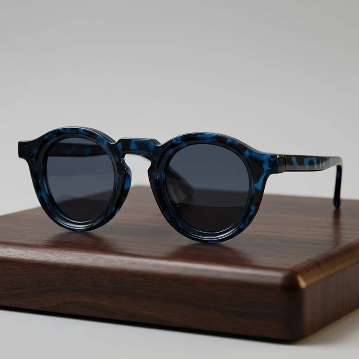 Milano Retro Okrągłe Okulary Przeciwsłoneczne