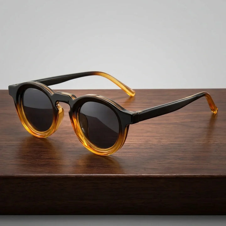 Milano Retro Okrągłe Okulary Przeciwsłoneczne