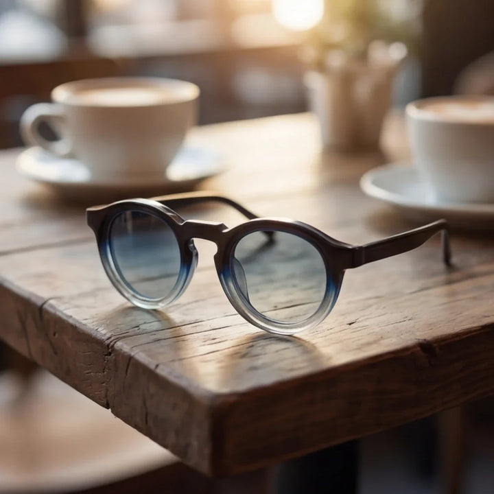 Milano Retro Okrągłe Okulary Przeciwsłoneczne
