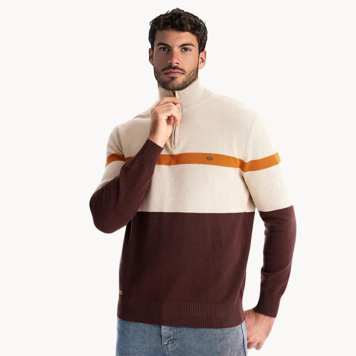 Sweter Baldwin z ćwierć zamkiem