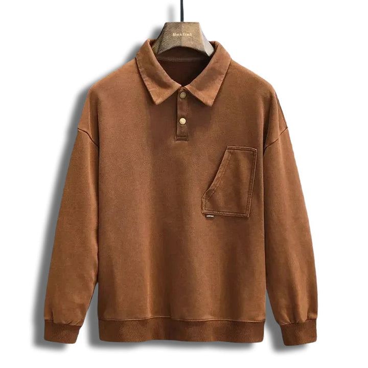 Sweter Polo Washstone Roy