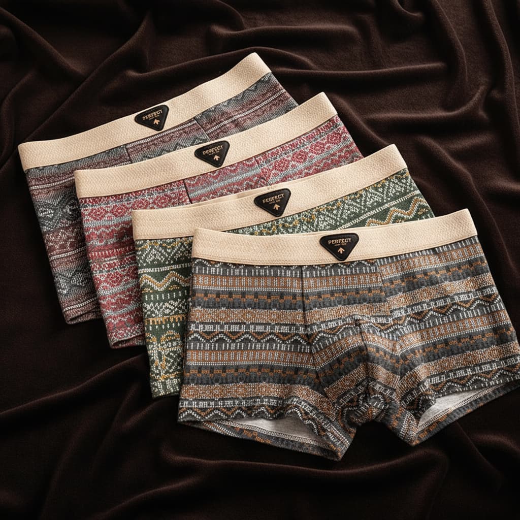 Porter Retro Bawełnowe Bokserki