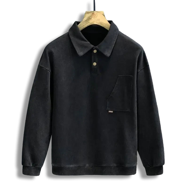 Sweter Polo Washstone Roy