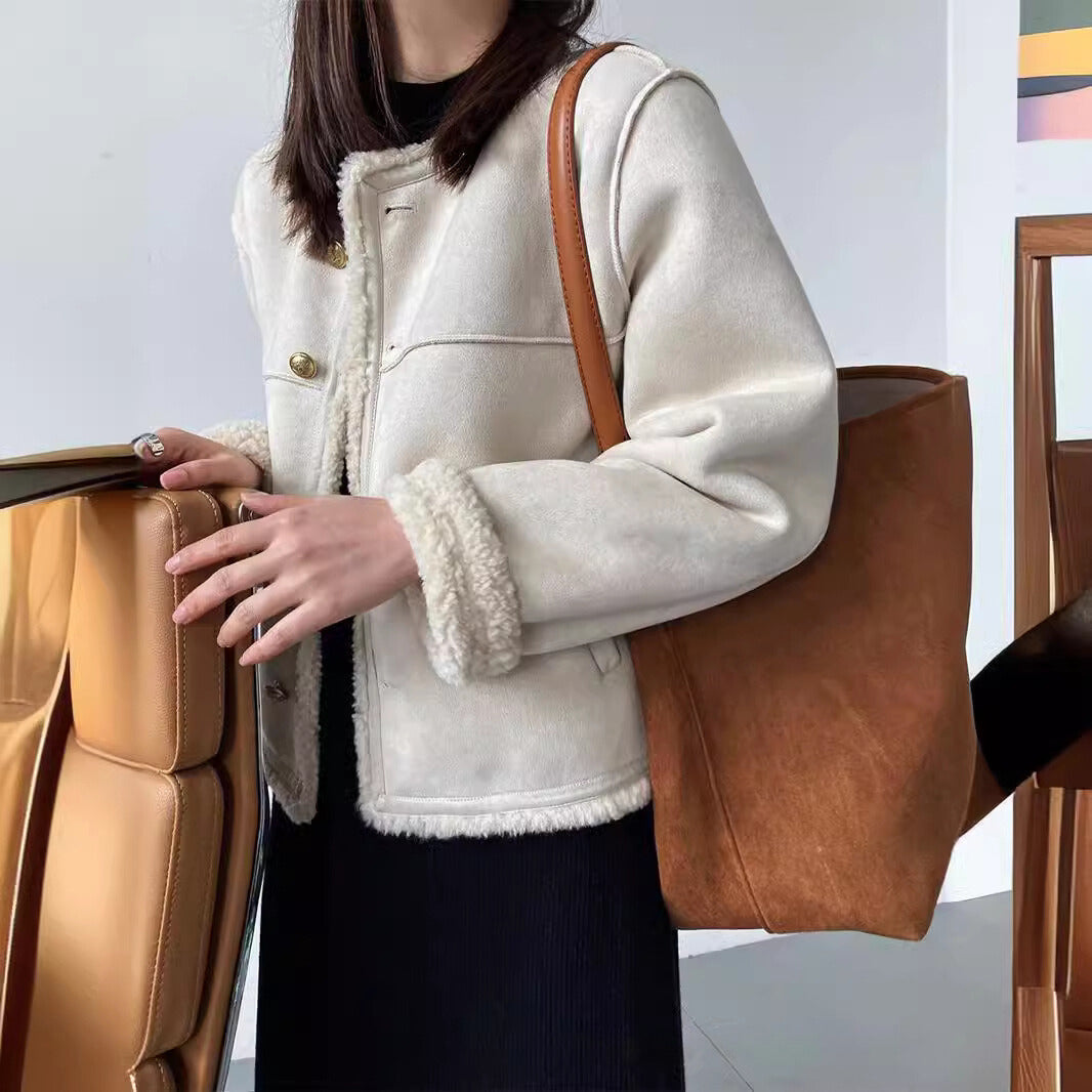 Aspen – Stylowa kurtka zamszowa w stylu retro