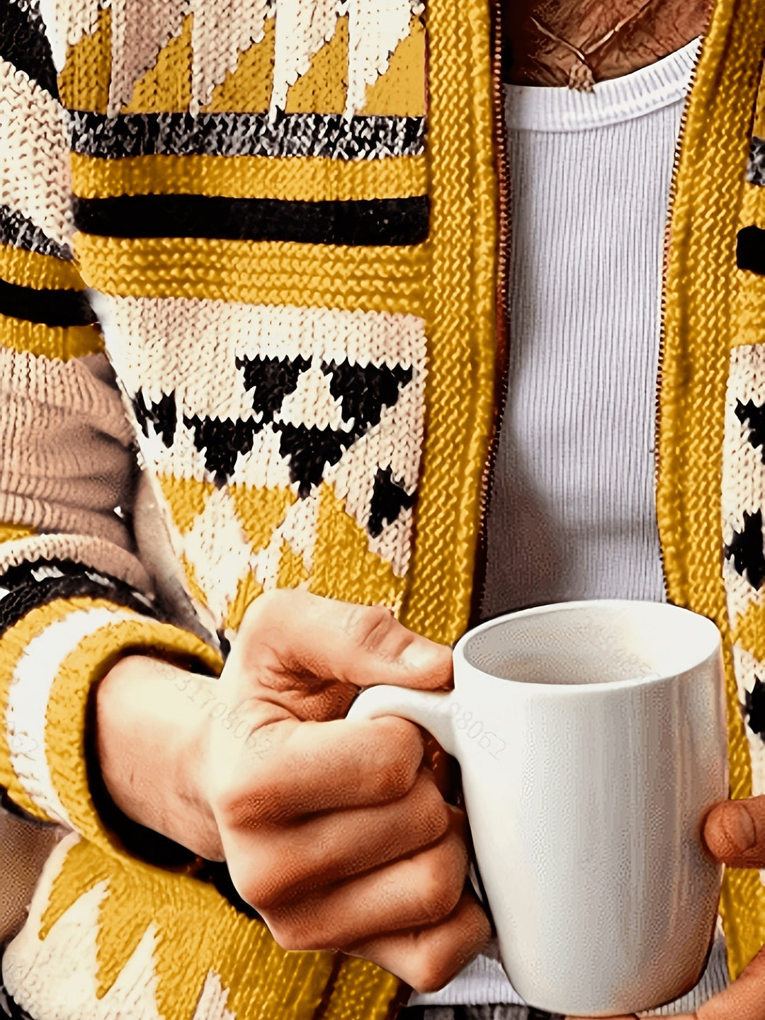 Callum | Patron Sweter z Zamkiem