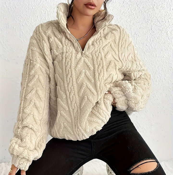 Aicha | Sweter z grubym splotem w oversize
