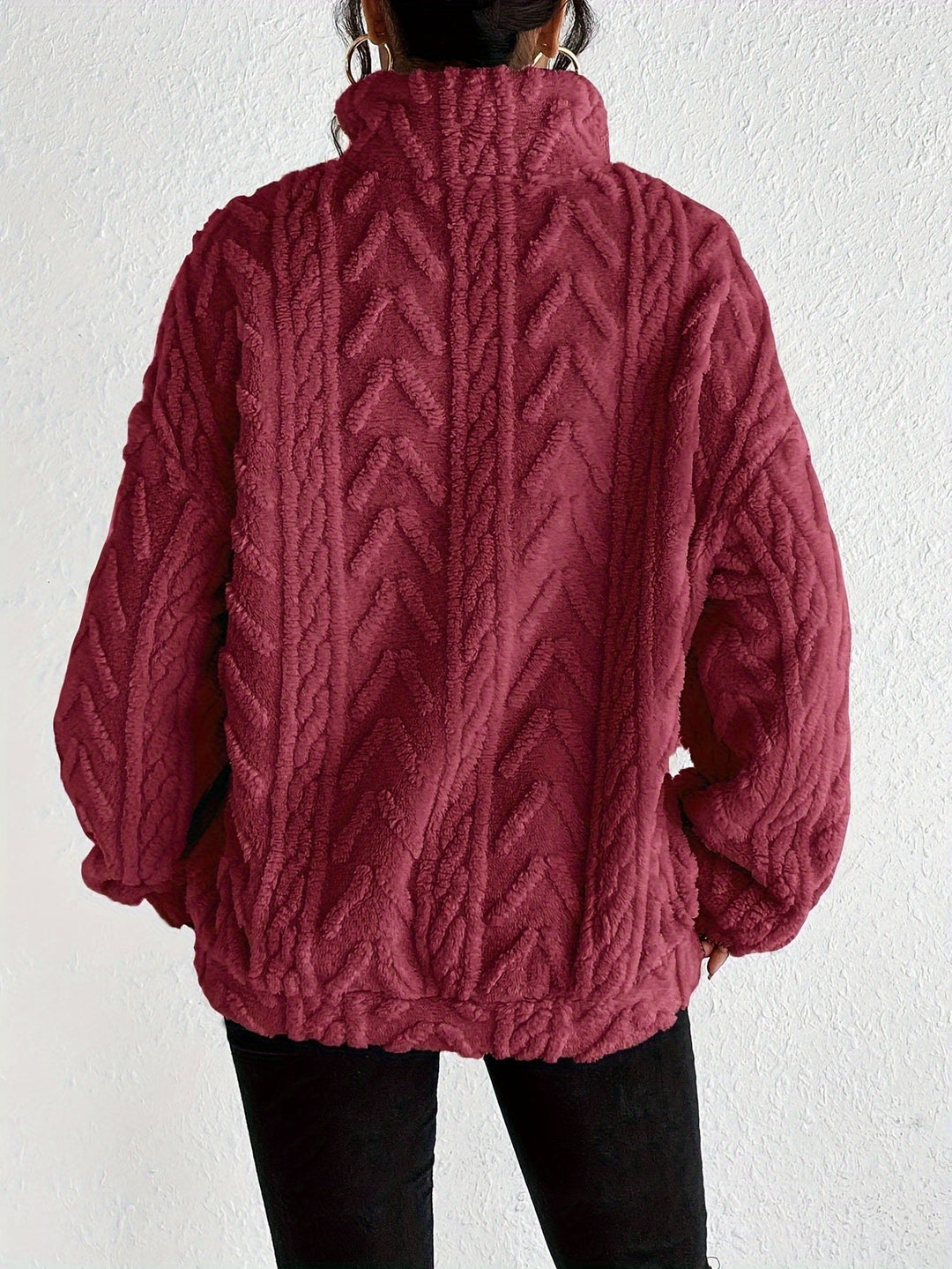 Aicha | Sweter z grubym splotem w oversize