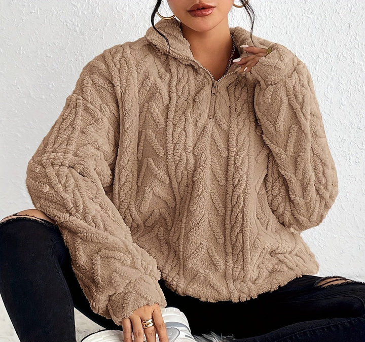 Aicha | Sweter z grubym splotem w oversize