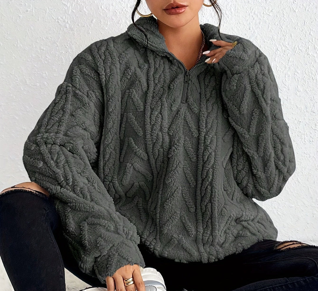 Aicha | Sweter z grubym splotem w oversize