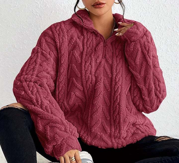Aicha | Sweter z grubym splotem w oversize