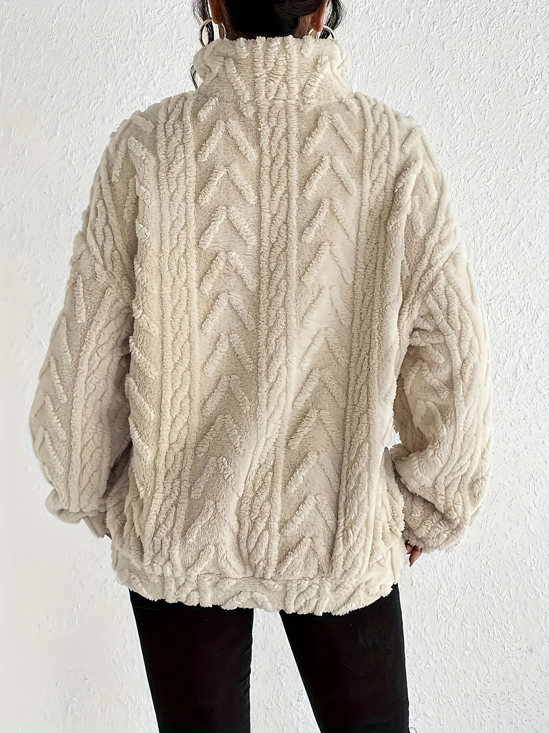 Aicha | Sweter z grubym splotem w oversize
