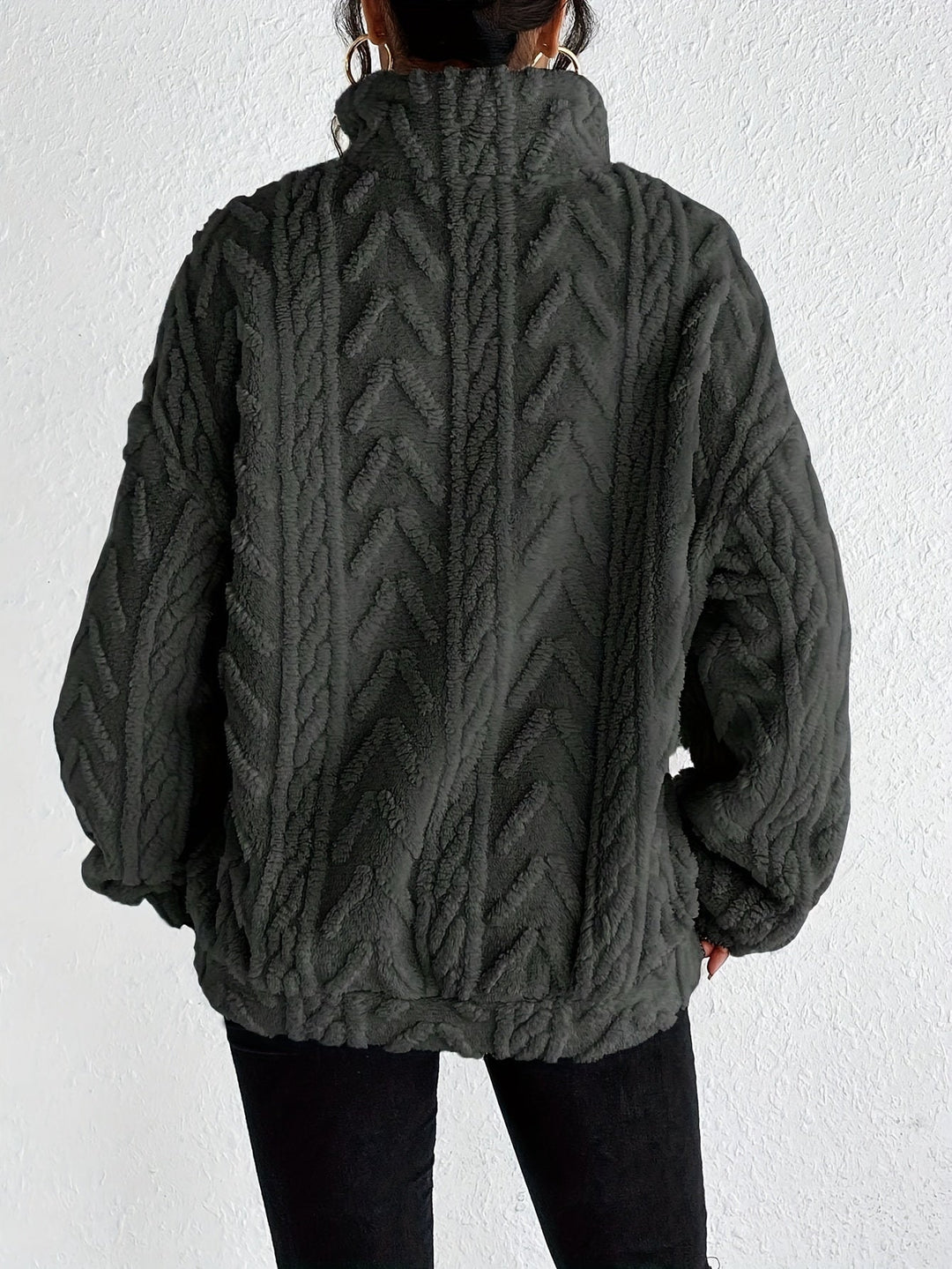 Aicha | Sweter z grubym splotem w oversize