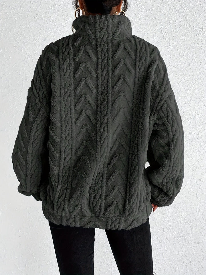 Aicha | Sweter z grubym splotem w oversize