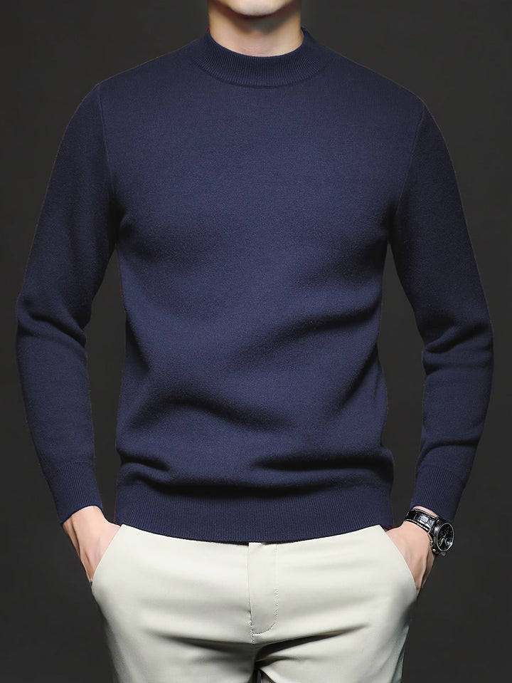 Everett | Wyrafinowany Sweter z Wysokim Kołnierzem