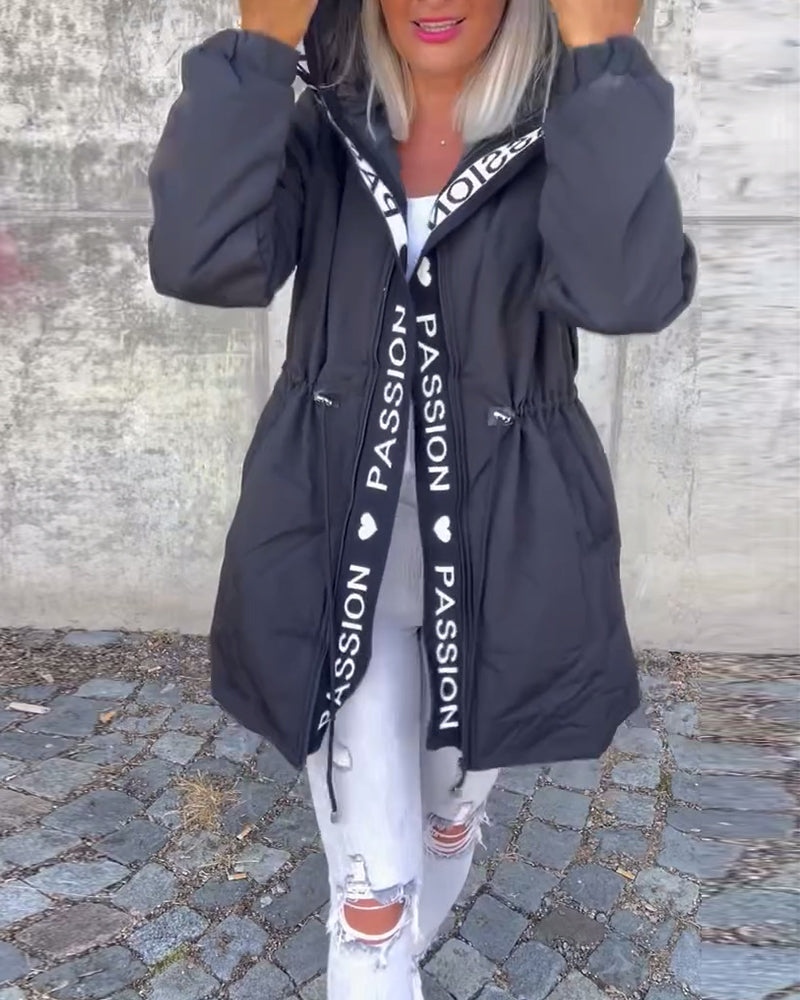 Ashley | Codzienny Na zamek Kurtka