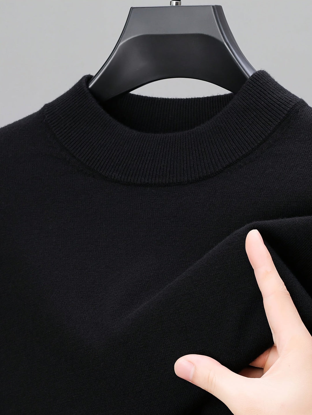 Everett | Wyrafinowany Sweter z Wysokim Kołnierzem