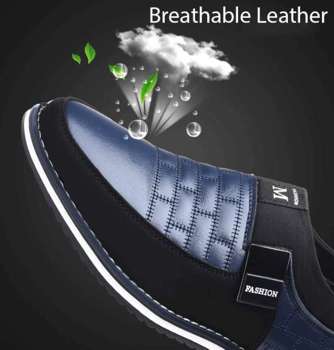 Męskie Oddychające Skórzane Sneakersy