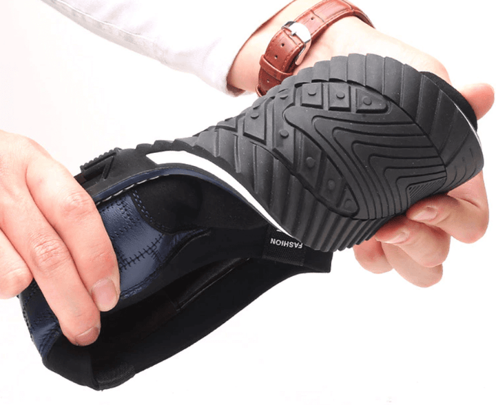 Męskie Oddychające Skórzane Sneakersy