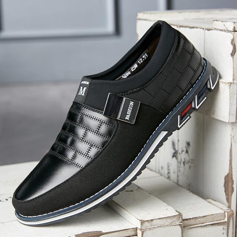 Męskie Oddychające Skórzane Sneakersy