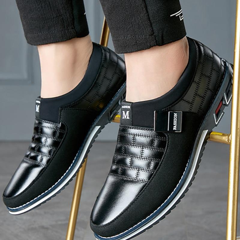 Męskie Oddychające Skórzane Sneakersy