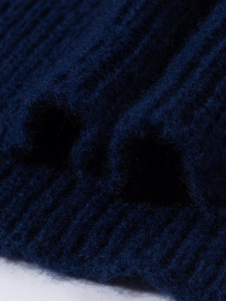 Nolan | Sweter z teksturowanym splotem warkoczowym