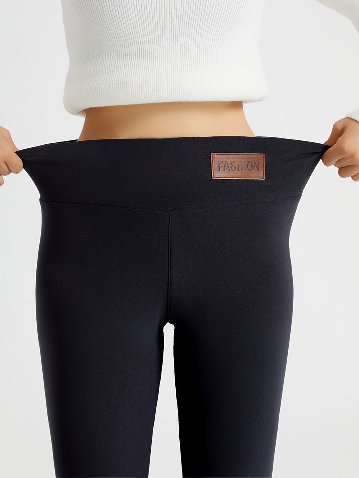Lorna | Wysokie Ciepłe Legginsy na Zimę