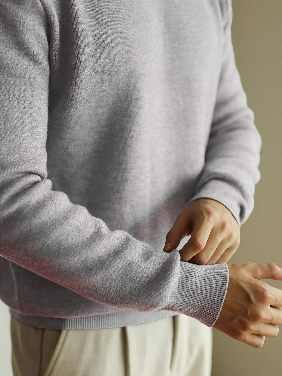 Everett | Wyrafinowany Sweter z Wysokim Kołnierzem