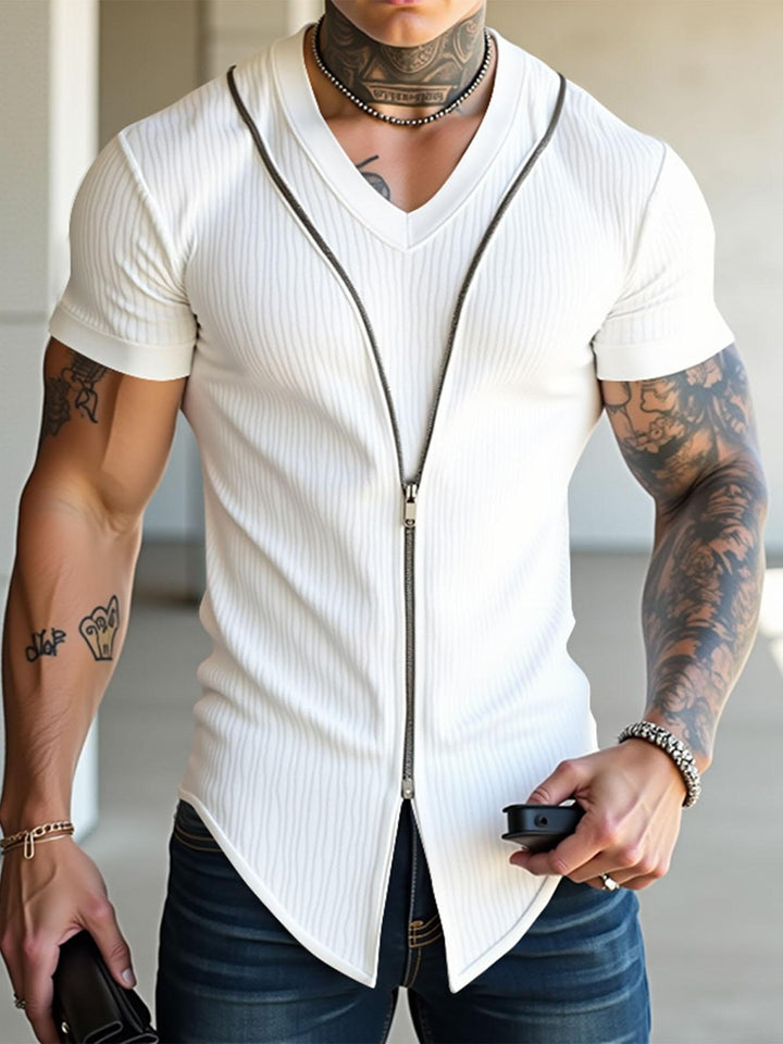 Rhett | Bluza z kapturem Zamek Tanktop